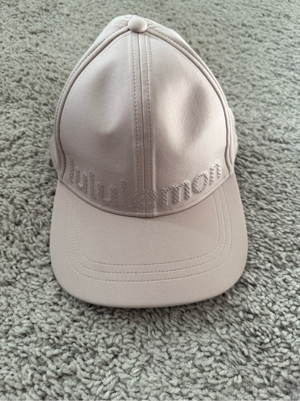 lululemon athletica Pale Pink Embroidered Logo Baseball Cap